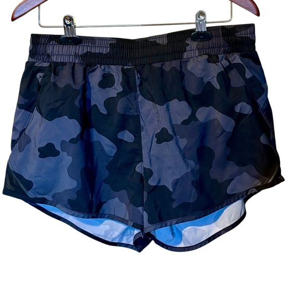 all in motion Black/Gray Camoflage Running Shorts - Picture 3 of 7